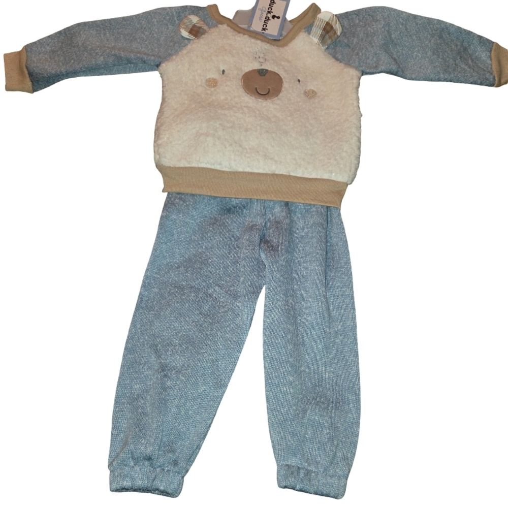 Adorable Bear Face Baby Outfit